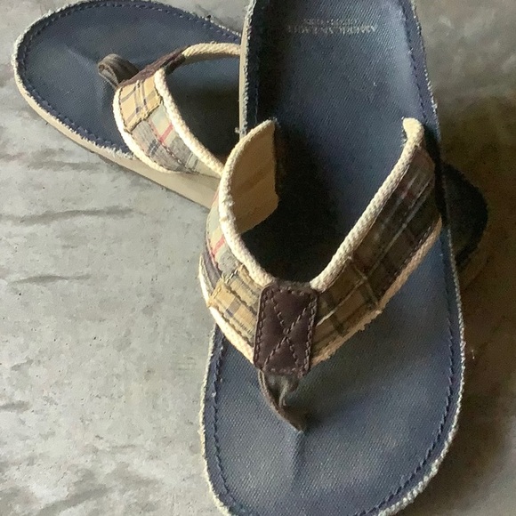 American Eagle Outfitters Plaid Loafers - Blue and Tan - Picture 8 of 8